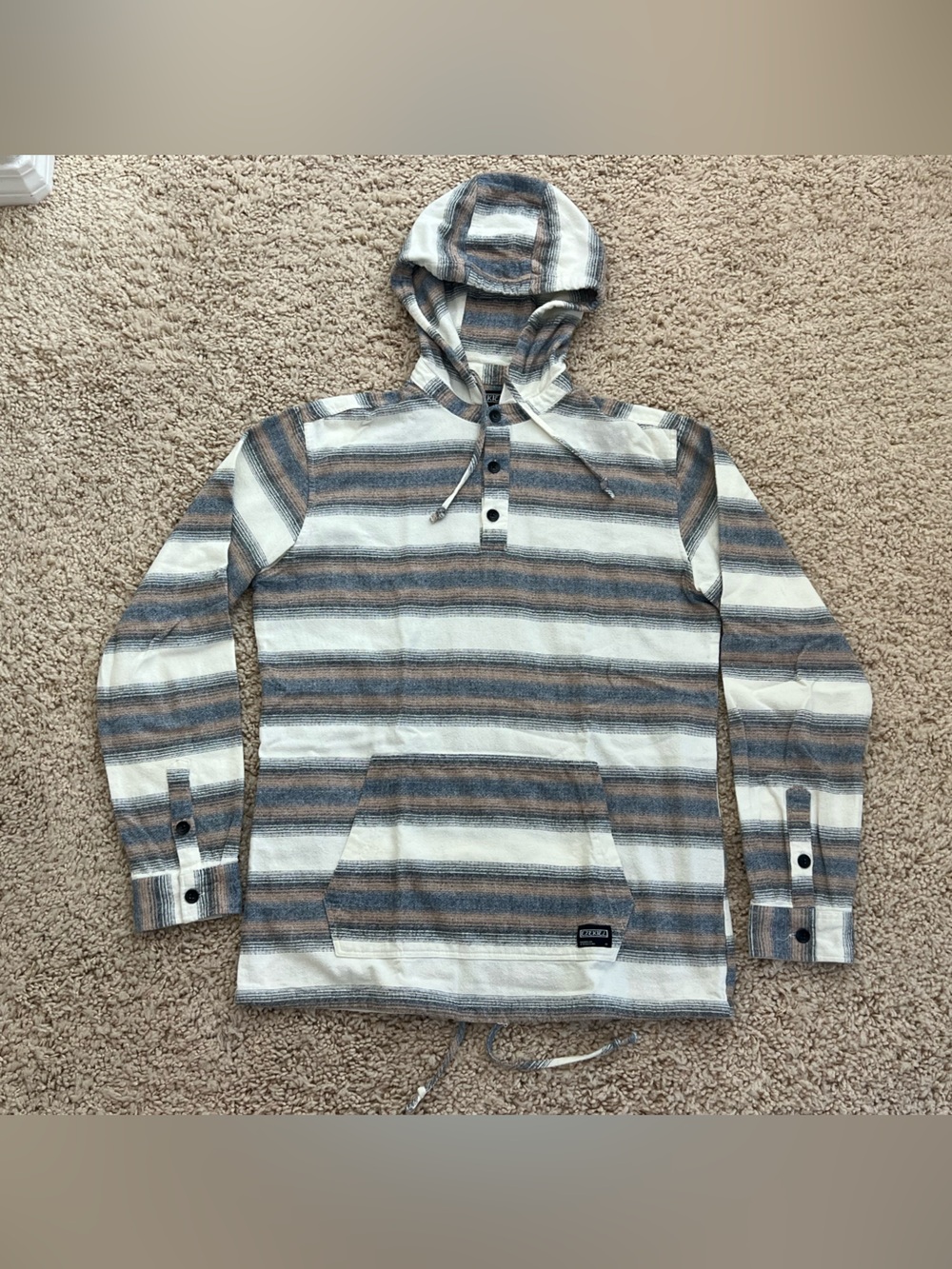 Men’s Ezekiel Hooded Pullover Sweater Size Large